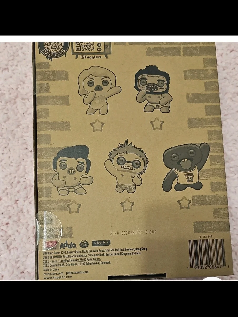 ZURU Fuggler Fuggstars! Yellow Hair Plush Monster Toy